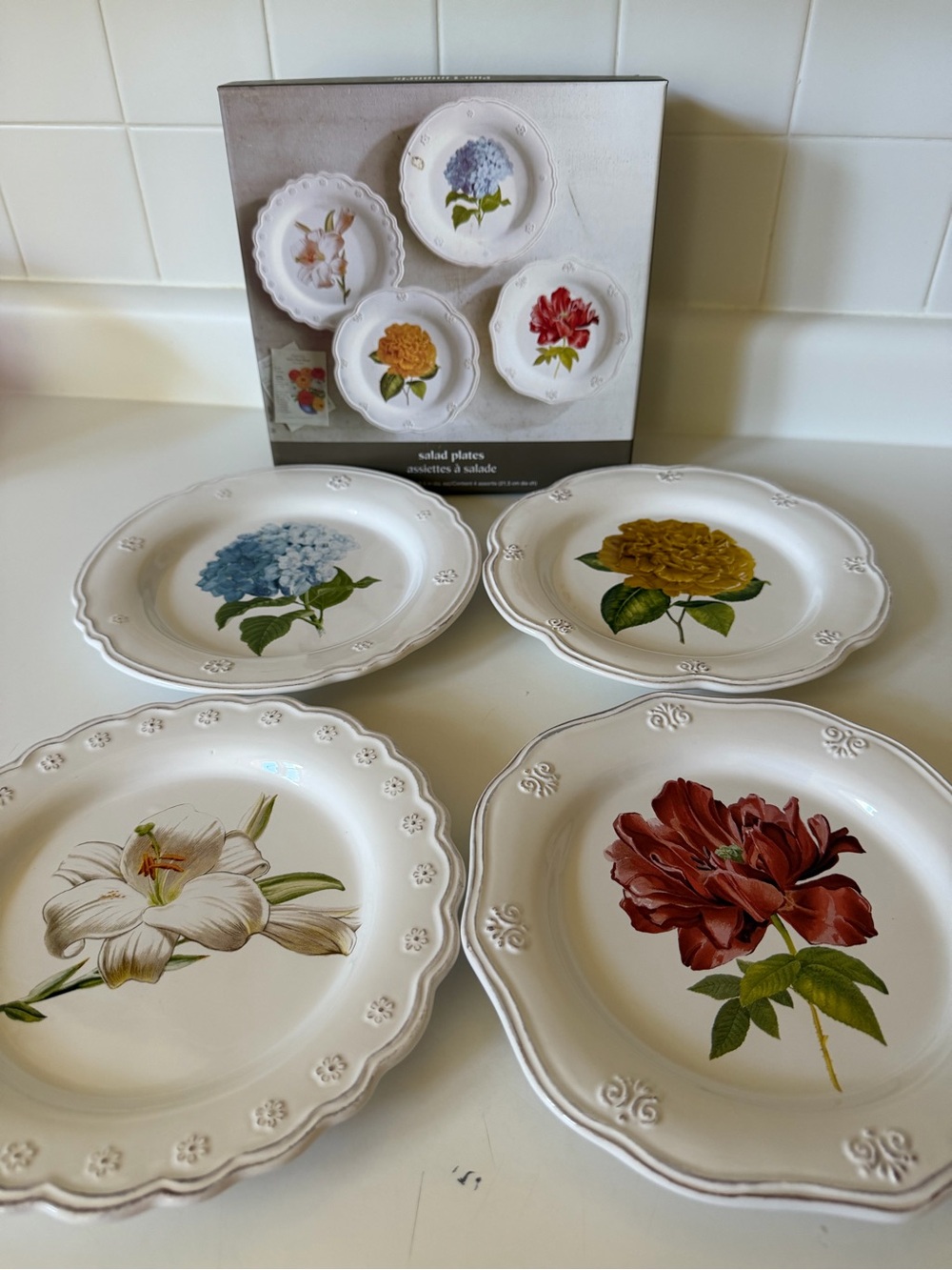 Pier 1 salad/dessert plates.
